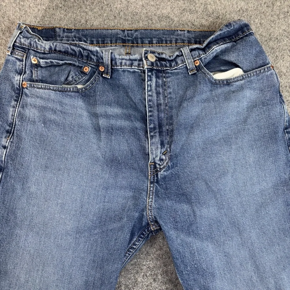 Levi Jeans 505 Men's 38x32‎ (Fits 36x30) Straight Leg Blue Denim Work Zip Fly